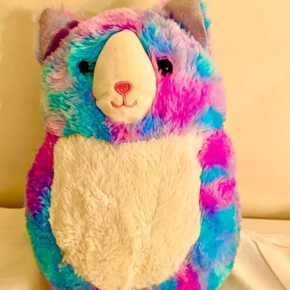 Kellytoy Squishmallow Cat PlushTie Dye 2018 11”